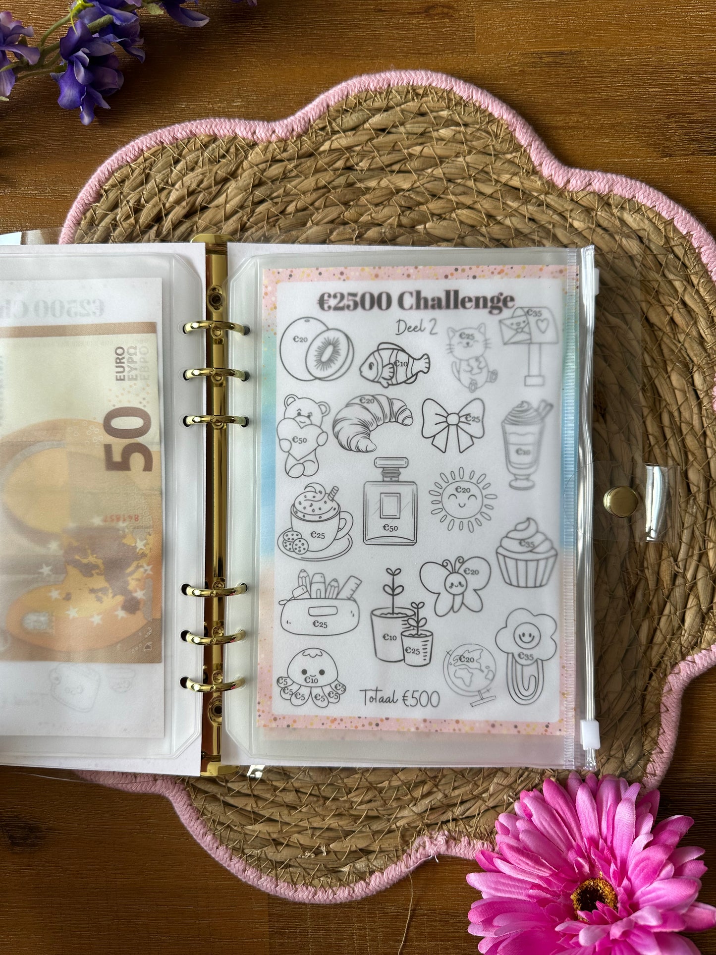 €2500 Challenge Spaarbinder