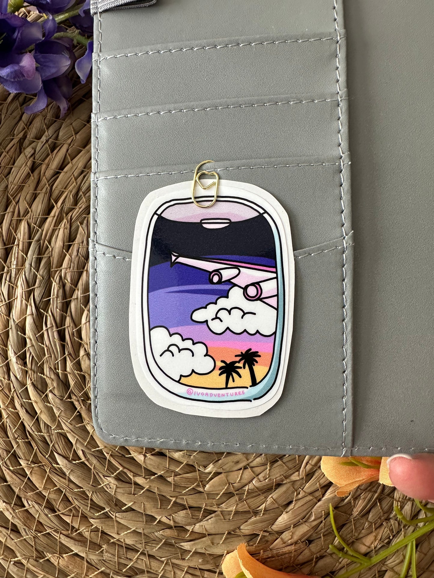 Sticker Vliegtuigraam