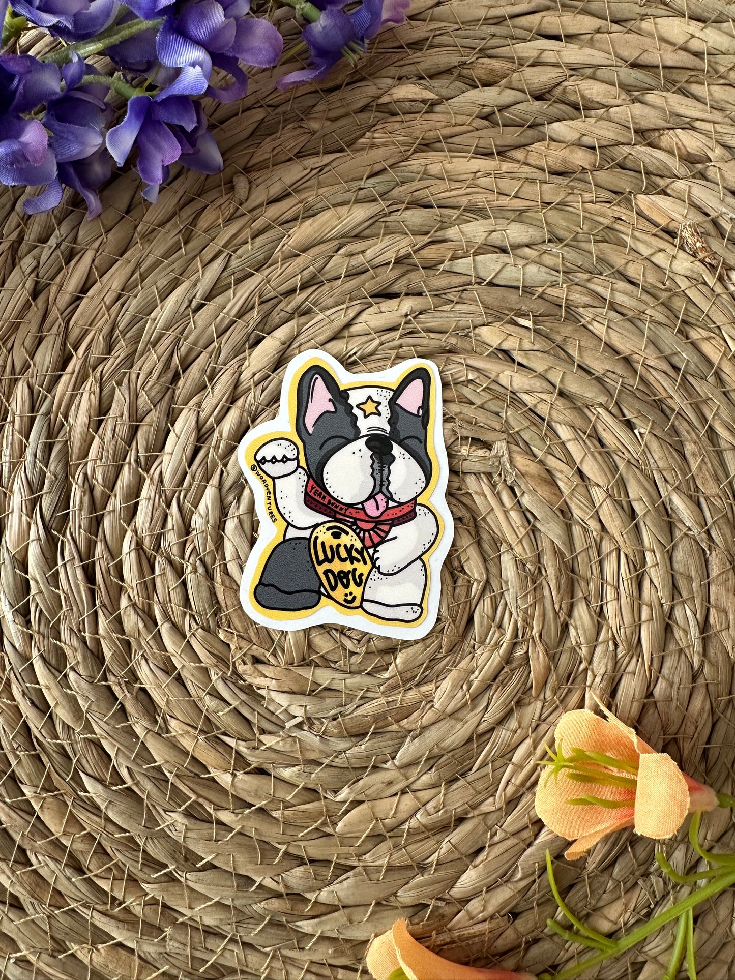 Sticker Gelukshond