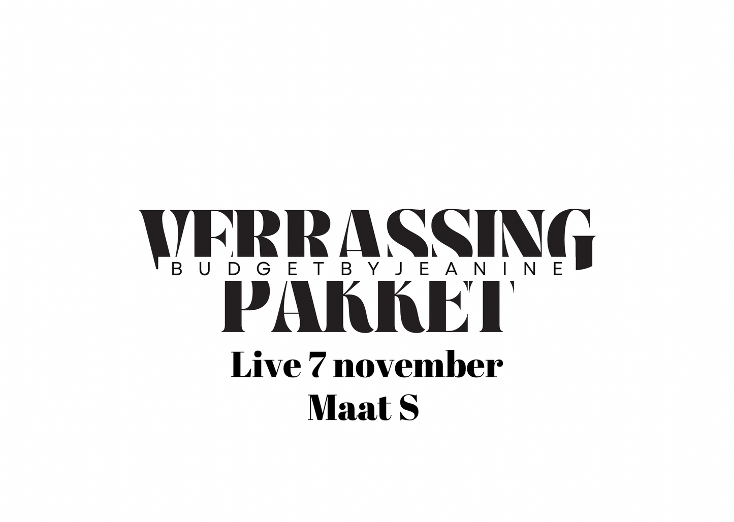 Verrassingspakket S