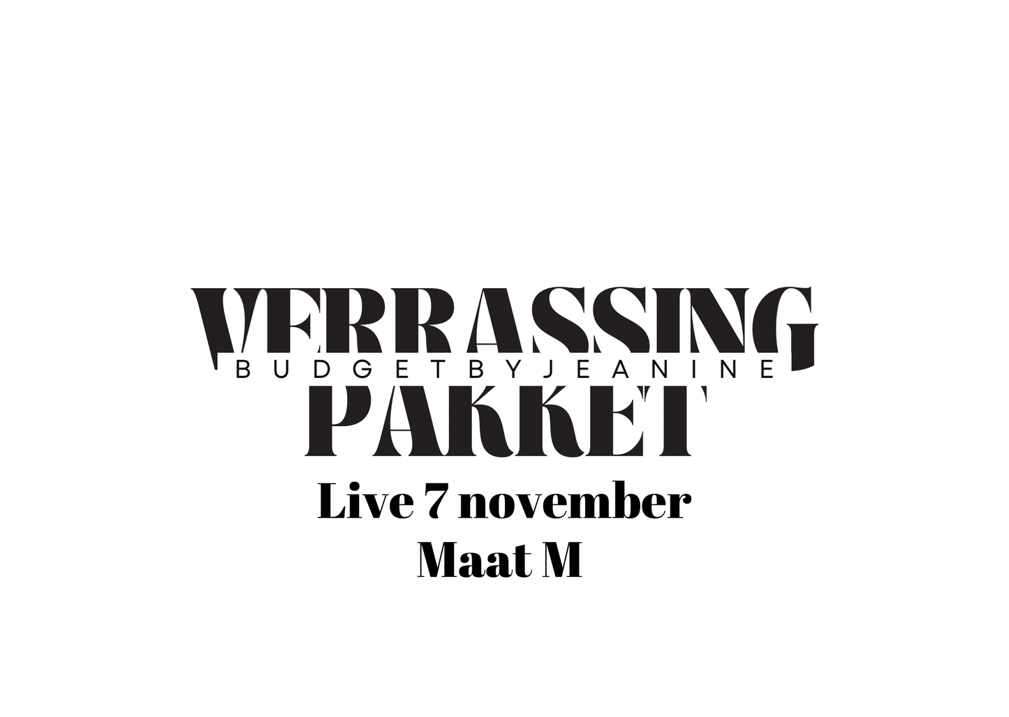 Verrassingspakket M
