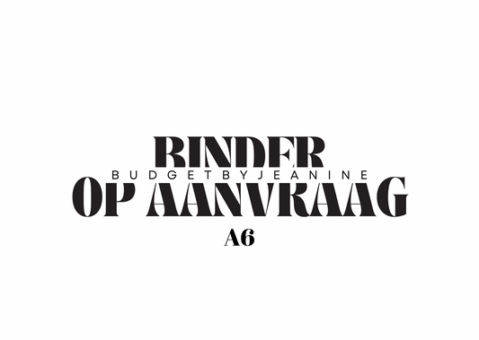 Binder op aanvraag A6