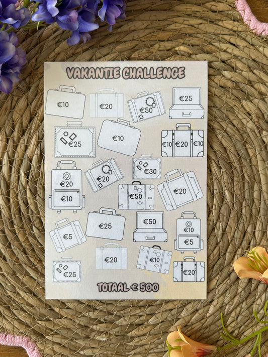 Vakantie Challenge - €500