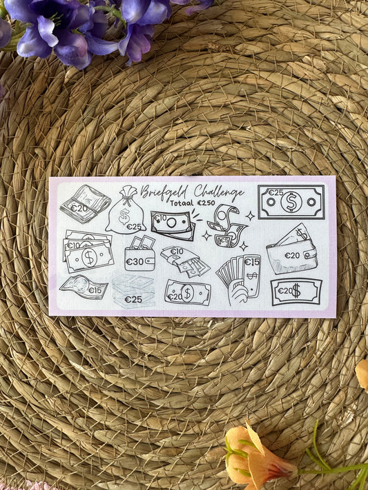 Briefgeld challenge - €250