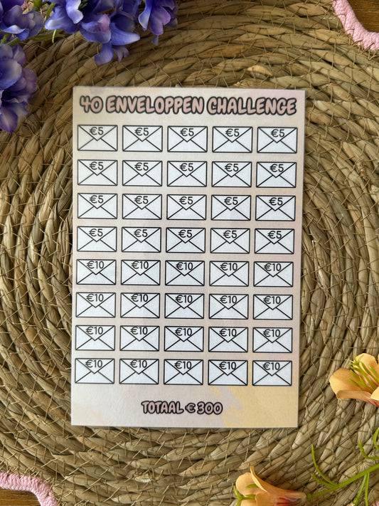 Enveloppen Challenge - €300
