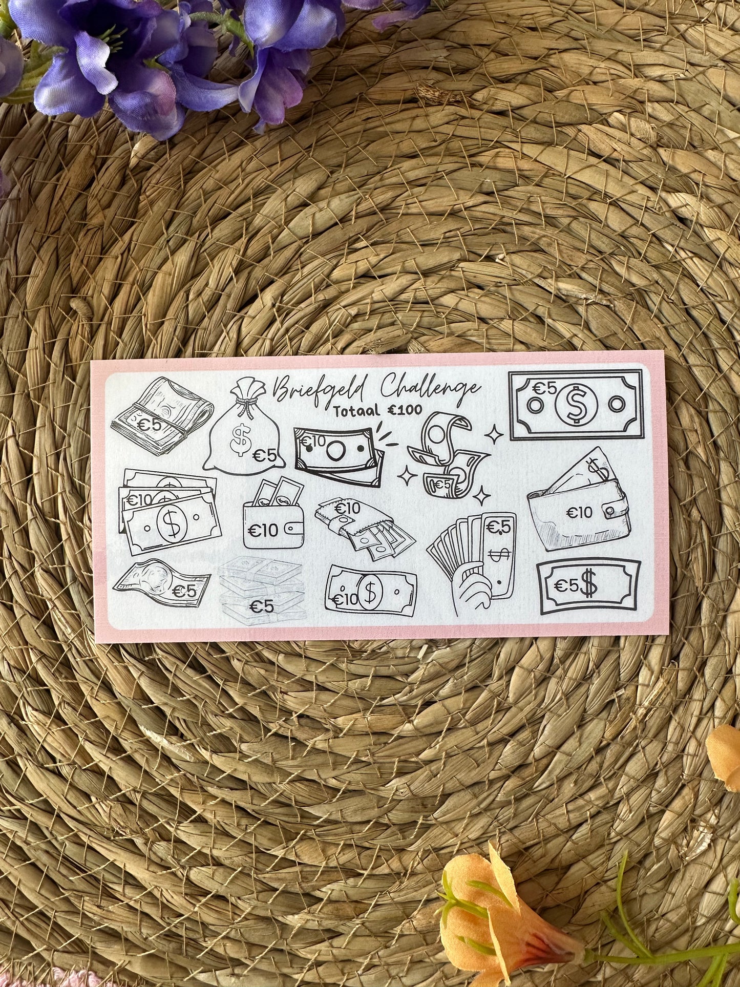 Briefgeld challenge - €100