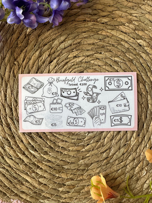 Briefgeld challenge - €100