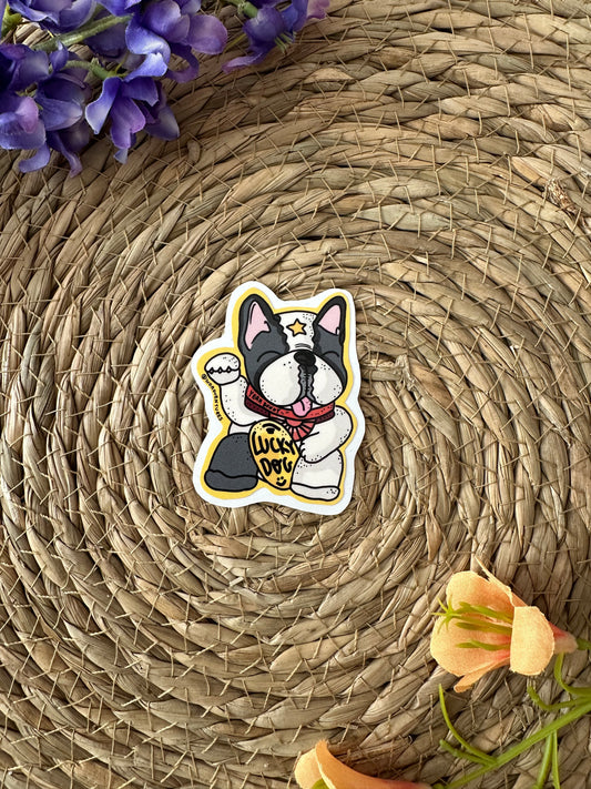 Sticker Gelukshond