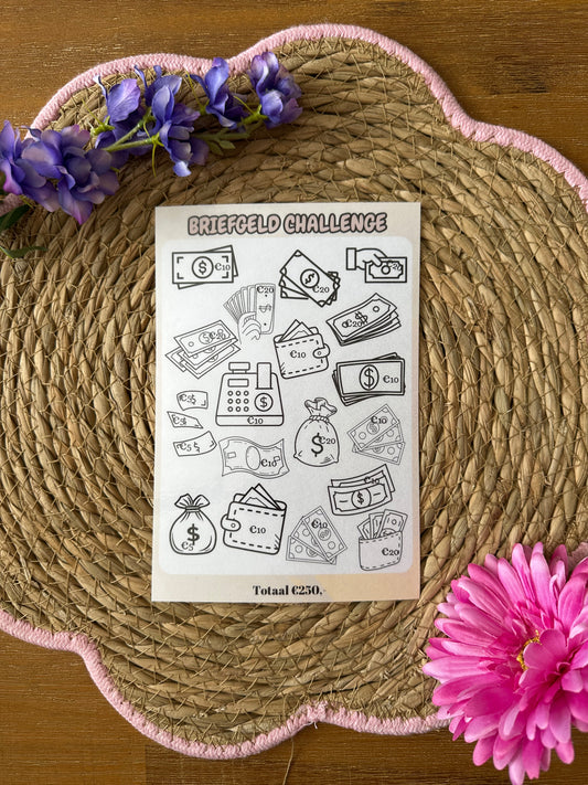 Briefgeld challenge - €250