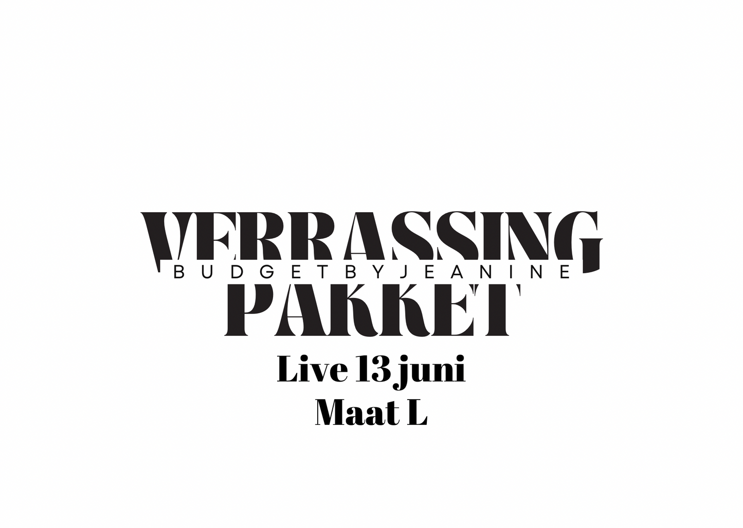 Verrassingspakket L