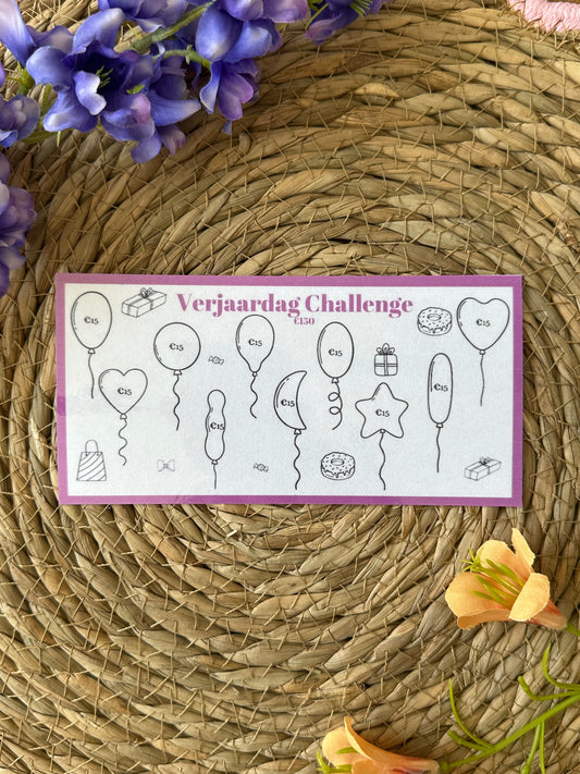 Verjaardag ballonnen challenge