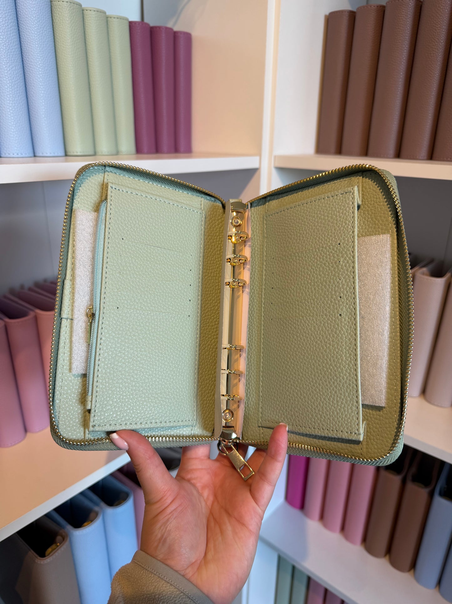 Tebbie Zipper - Mint groen