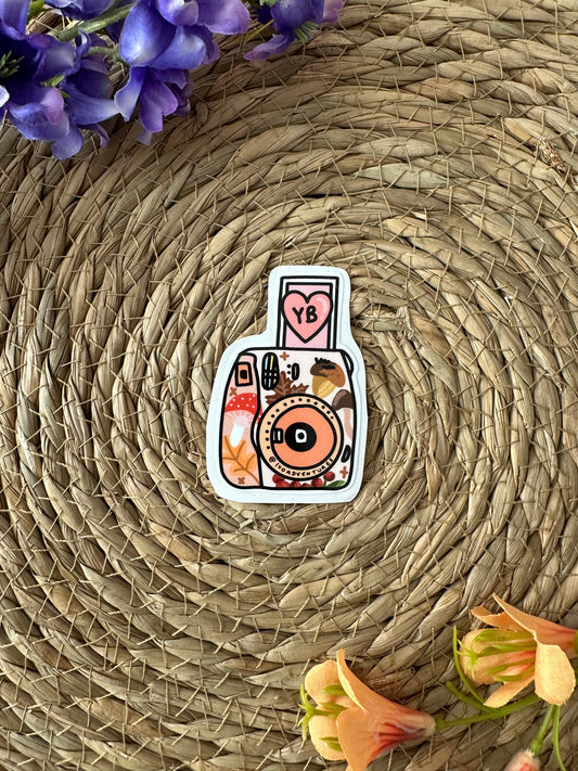 Sticker Camera Herfst