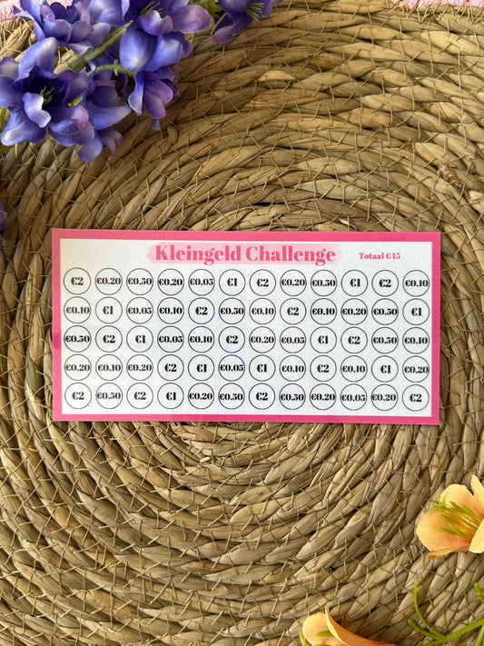 Kleingeld challenge - fuchia
